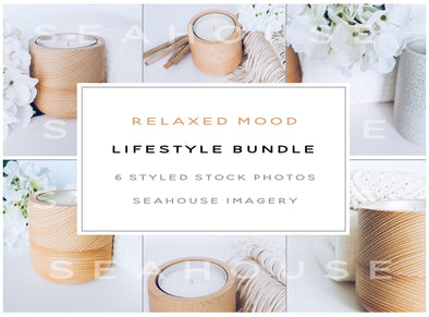 WM Bundle Image - Lifestyle Relaxed Mood Timber Candle