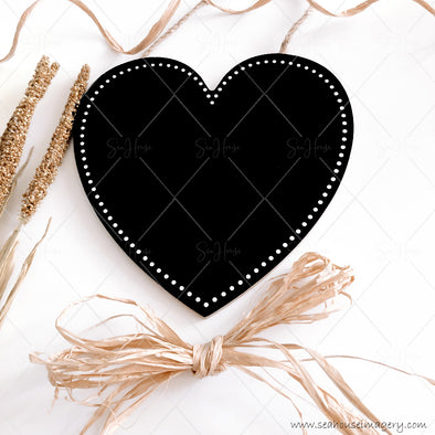 Stock Photos Happy Mother's Day 3846 Blank Black Chalkboard Heart Dried Wheat Heads Raffia Bow at Bottom Curl at Top Zoomed In Square Size