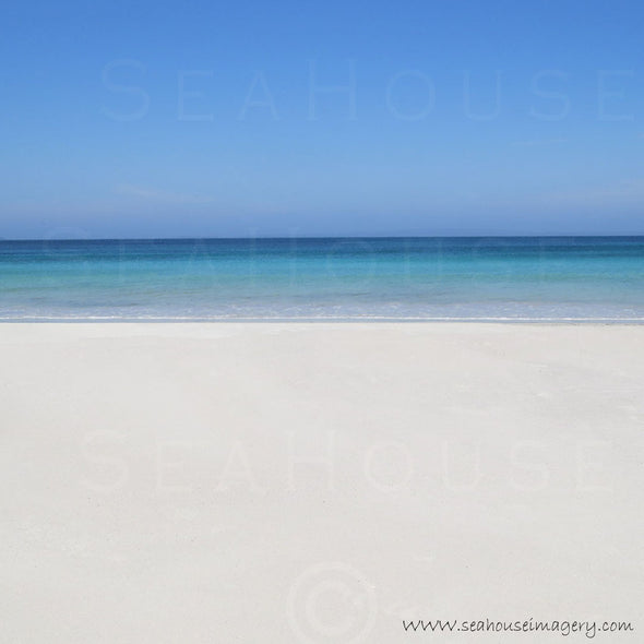 WM Beach White Sands Blue Water 1080 x 1080 Square Size