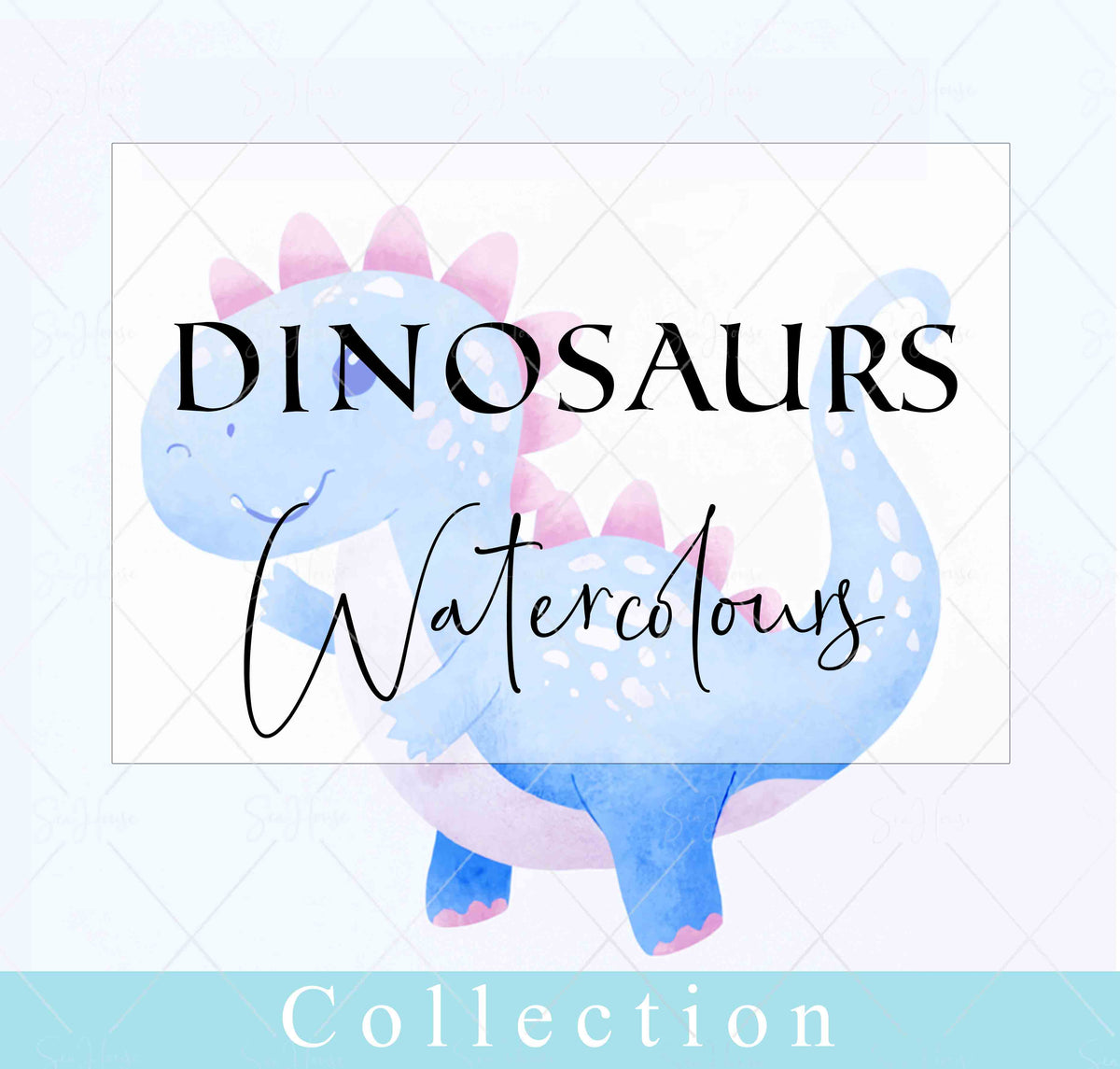 Dinosaurs Watercolours Collection