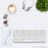 1 WM 4 Flatlay Keyboard Heart Coffee Macarons x 5 Greenery Notepad Pen Square
