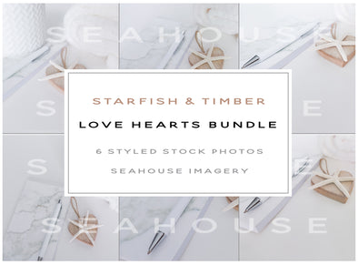 WM Bundle - Starfish and Timber Love Hearts