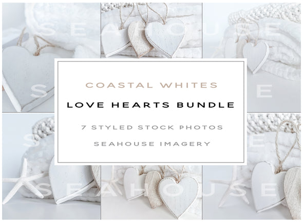 WM Bundle - Coastal Whites Love Hearts