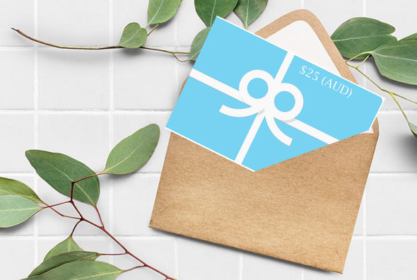 Gift Card With Envelope $25 AUD Value