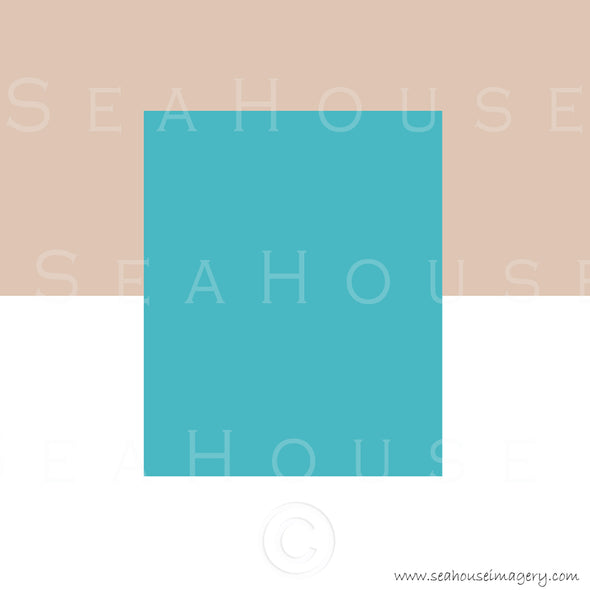 WM Background Turquoise White and Sand Square Size