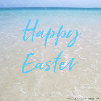 Happy Easter Beach Shallow Shore Paradise 5148 Square Size